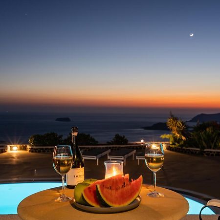 Villa Oinos - Sunset Views Ormos Athinios Exteriör bild