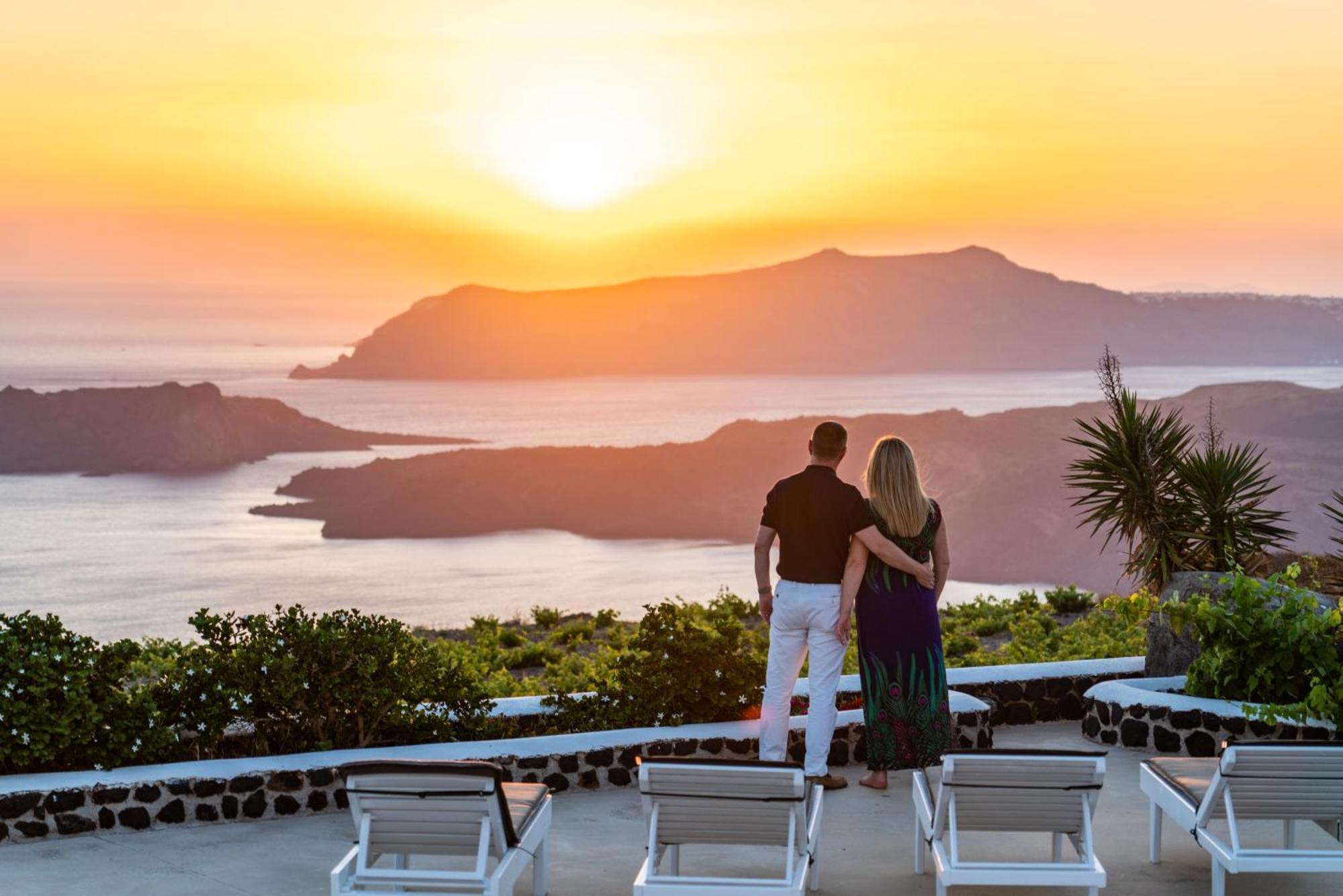 Villa Oinos - Sunset Views Ormos Athinios Exteriör bild