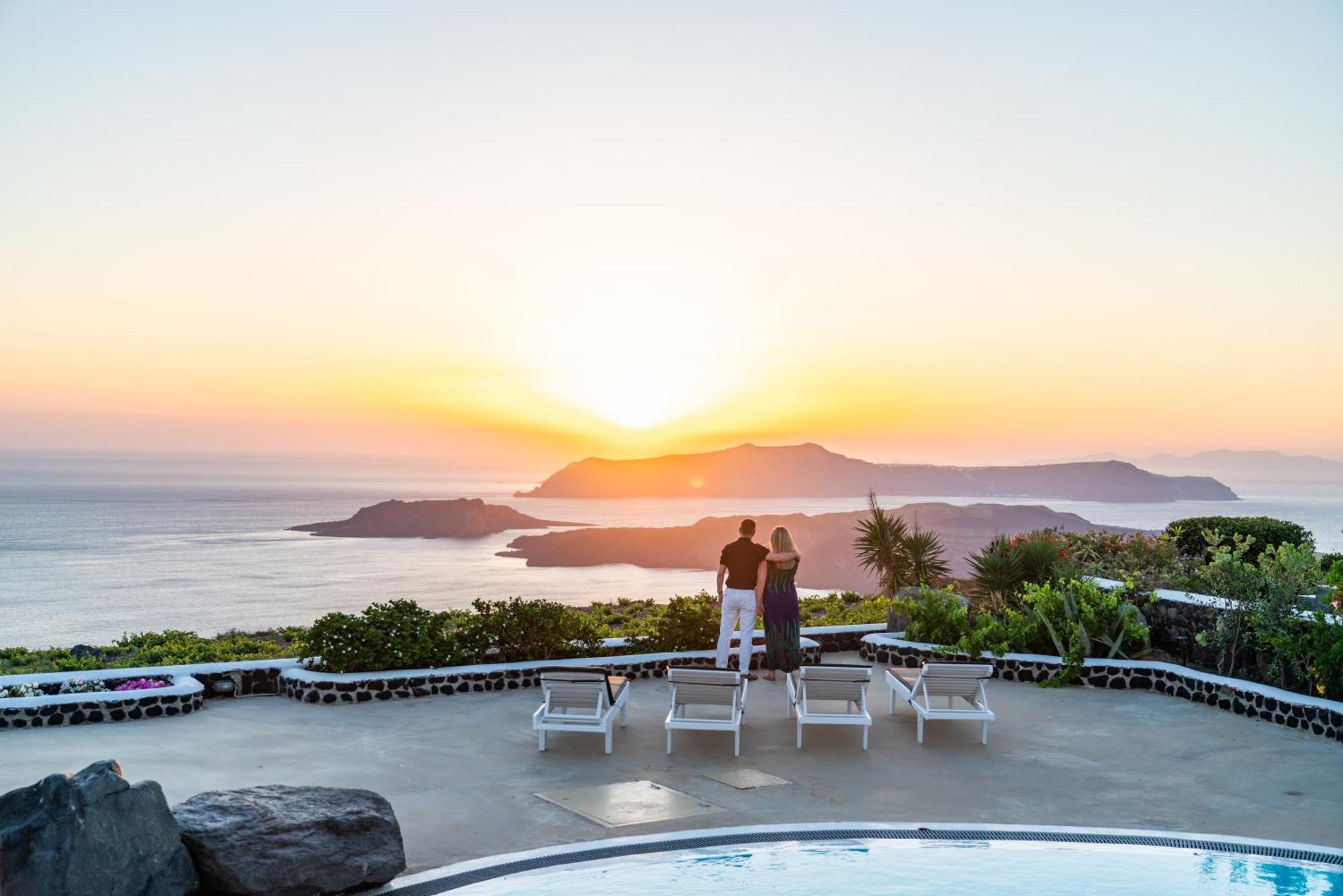 Villa Oinos - Sunset Views Ormos Athinios Exteriör bild
